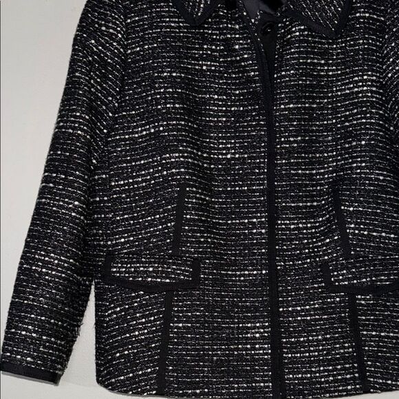 Talbots Black and White Structured Blazer - Picture 5 of 15